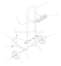 Part Location Diagram of BB2446GS Briggs and Stratton Base-Cart
